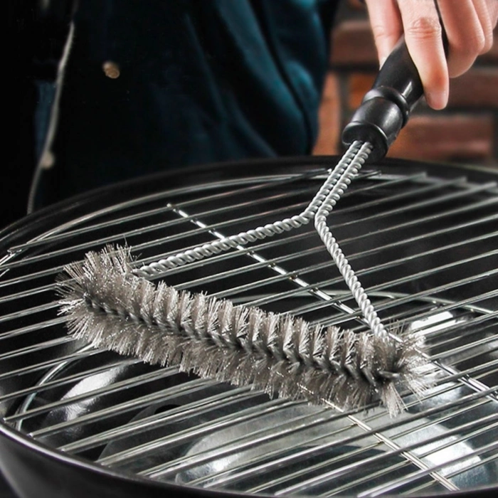 Barbekü Mangal Izgara Teli Temizlik Fırçası