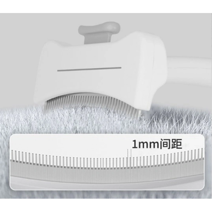 Basmalı Metal Uçlu Evcil Hayvan Tüy Toplama Tarağı  Cm-586
