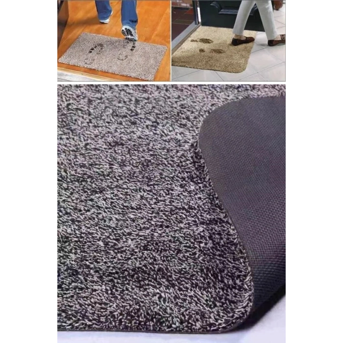 Çamaşır Makinesinde Yıkanabilir Kir Toz Emici Mikrofiberli Paspas