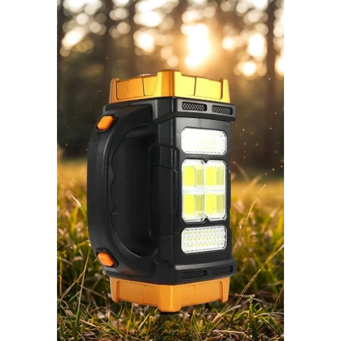 Çok Fonksiyonlu Elde Güneş Enerjili Lamba – 38W