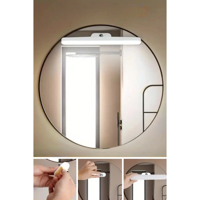 Dokunmatik USB İle Şarj Olabilen 27 cm Led Aydınlatma Makyaj Aynası Işığı