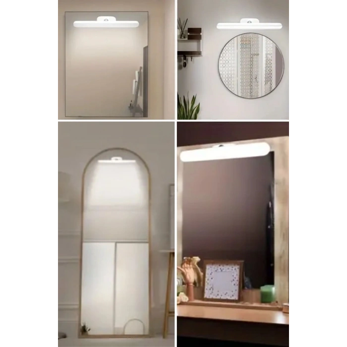 Dokunmatik USB İle Şarj Olabilen 27 cm Led Aydınlatma Makyaj Aynası Işığı