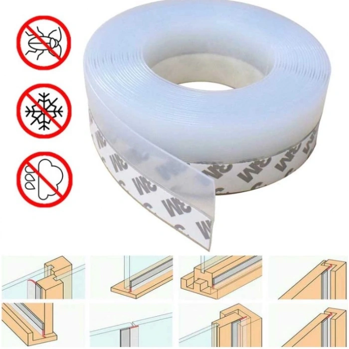 Kapı Pencere Rüzgar Kesici Şerit Bant 3,5cm * 5 Metre