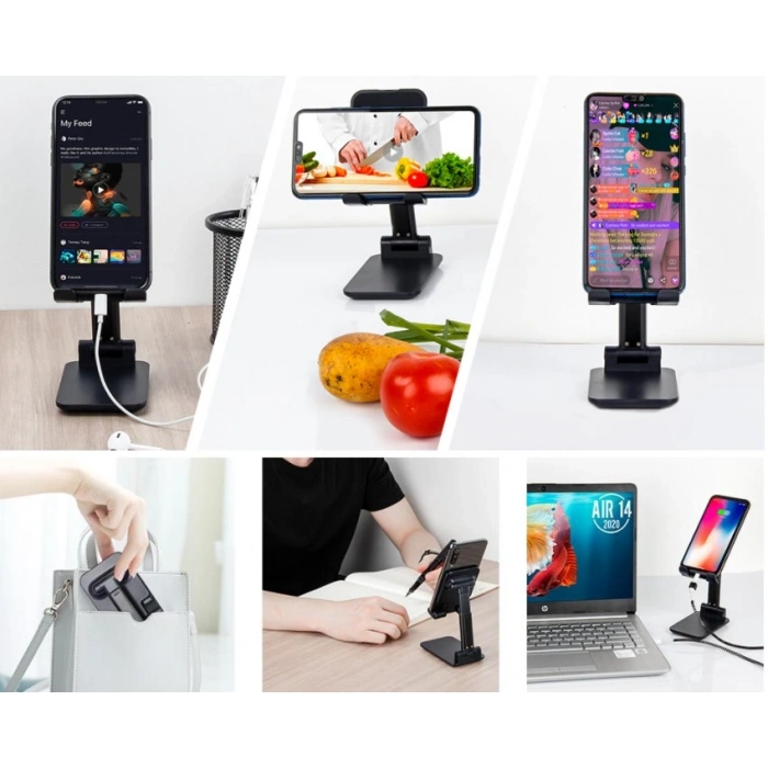 Katlanabilir Masaüstü Telefon Tutucu Stand Cm-449