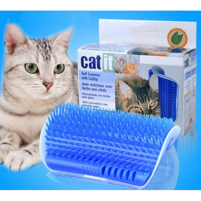 Kedi Kaşınma Aparatı Mavi