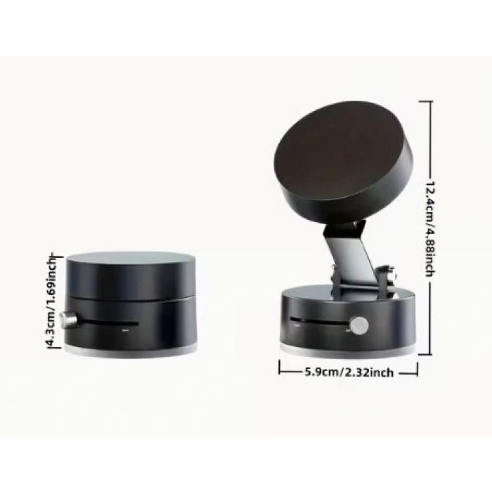 Mıknatıslı Katlanabilir Telefon Tutucu - Torpido Ve Cam Uyumlu