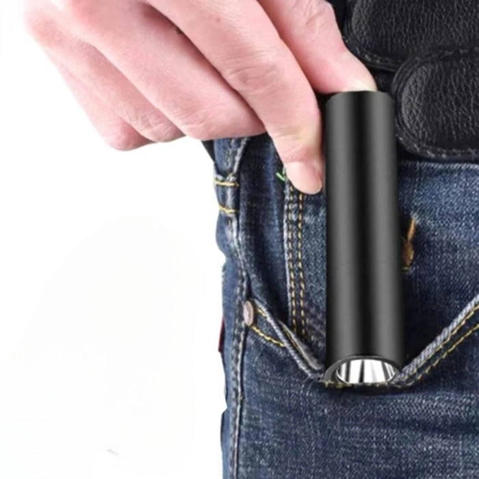 Mini Cep Boy USB İle Şarj Olan Oje Kurutucu Sahte Para Kontol LED UV Mor Işık El Feneri