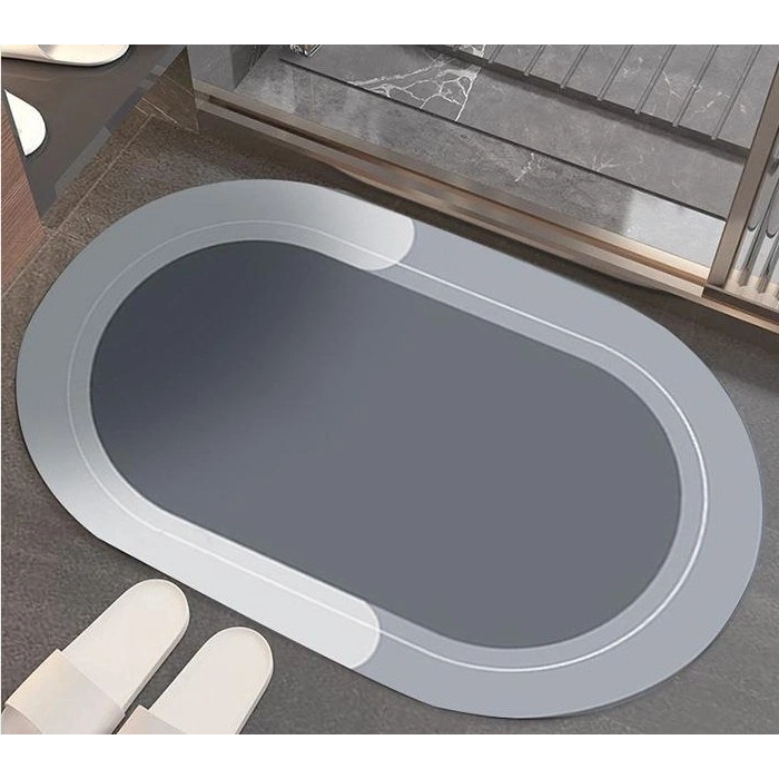 Oval Süper Emici Banyo Paspası 38*58 Cm
