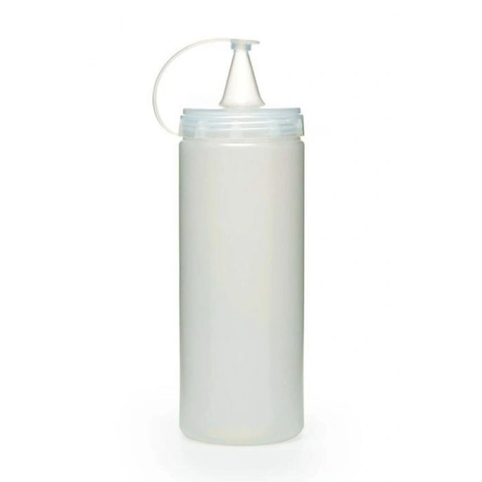 Şeffaf Kapaklı Sızdırmaz Yağlık Sosluk Şişesi Plastik Yağdanlık 400 ml AP-9028