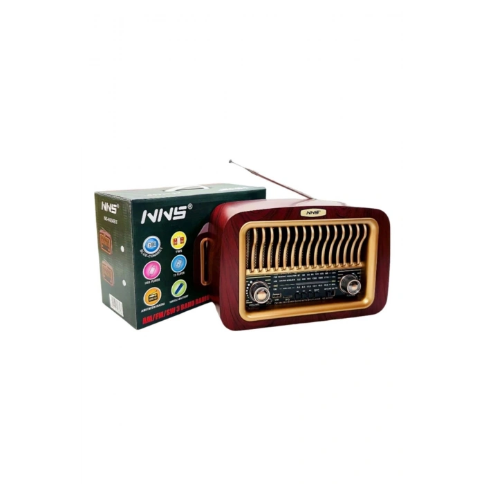 Taşınabilir Klasik AM/FM/SW Transistör Retro Nostaljik Radyo USB Şarjlı
