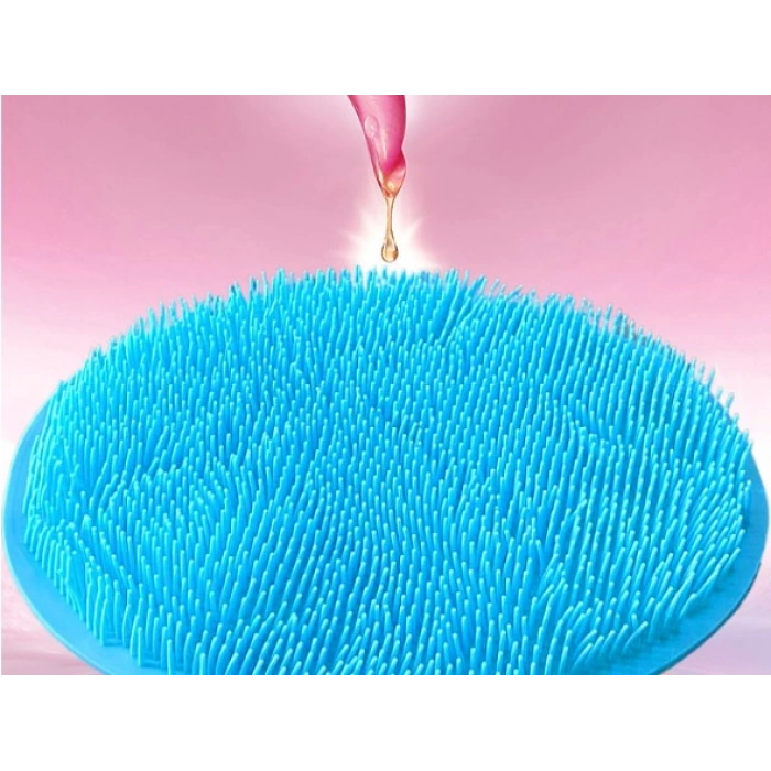 Yuvarlak Vantuzlu Banyo Sırt Kese Matı 26 Cm