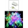10 Metre 100 Ledli 8 Fonksiyonlu Karışık Renkli RGB Led Lamba