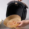 100 Adet  Air Fryer Pişirme Kağıdı Tek Kullanımlık  Yağlı Kağıdı Yuvarlak Tabak Model