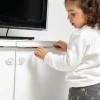 2li Mini Çok Amaçlı Kilit- Çocuk Güvenlik Gereçkerli Çekmece,Dolap,Kapak Kilidi
