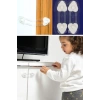 2li Mini Çok Amaçlı Kilit- Çocuk Güvenlik Gereçkerli Çekmece,Dolap,Kapak Kilidi