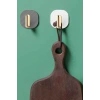 2li Yapışkanlı Retro Askılık Dolap Kapak Kulpu Gri