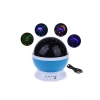 Star Projeksiyon Led Gece Lambası Usb Tavan Yıldız Yansıtma Işığı