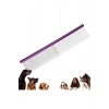 ® Parlak Metal Köpek Tarağı Renkli Pet Köpek Pire Tımar Tarağı Köpek Tüyü Tarama