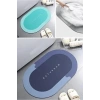 Sihirli Su Emici Oval Banyo Paspası
