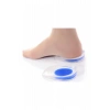 Topuk Dikeni İçin Silikon Topukluk, Epin Destekli Topuk Yastığı, Ayakkabı-Terlik Altlığı 1 Çift-Mavi