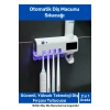 Pratik Usb Şarjlı Ve Güneş Enerjili Otomatik Diş Macunu Sıkacağı 4 Adet Diş Fırçalığı Tutucu