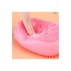 Else Silikon Banyo Kesesi Katı Sabun Hazneli Süngerli Silikon Sırt Vücut Keseleme Fırçası