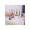 Osso 5li Tek Parça Kendinden Yapışkanlı Suya Dayanıklı Şeffaf Kancalı Askı Banyo Askısı Organizer