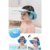 Bebek Banyo Şapkası Düğmeli Kulaklıklı Bebek Yıkama Şapkası Bebek Duş Şapkası Şampuan Siperi