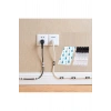 Yapışkanlı Mini 20li Klips Usb Pc Adaptör Kablo Tutucu Aparat Şeffaf Masa.kablo