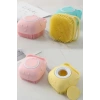 Şampuan Hazneli Banyo Lifi Banyo Kesesi Sırt Kesesi Hazneli Silikon Kese Lif
