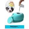 Özel Üretim Yumuşak Silikon Zarar Vermez Şampuan Hazneli Kedi Köpek Yıkama 80 Ml Kapasiteli Kesesi