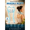 6 Tekerlekli Boyun Masaj Aleti Mavi