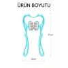 6 Tekerlekli Boyun Masaj Aleti Mavi