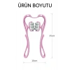 6 Tekerlekli Boyun Masaj Aleti Pembe