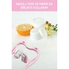 6 Tekerlekli Boyun Masaj Aleti Pembe
