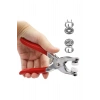 Metal Çıtçıt Düğme Pensesi- 100 Adet Çıtçıt Düğmesi Seti-metal Düğme Yapma Pensesi Ve Düğmesi
