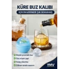 Yuvarlak Küre Buz Kalıbı Viski Kola Kahve Buz Kalıbı Bar Küre Hediyelik Şekilli Buz Kalıbı