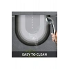 Gri Oval Sihirli Su Emici Banyo Paspası Kaymaz Tabanlı Abdest Paspası 3,5 Mm 40x60
