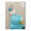 Geyik Su Matarası Geyikli Suluk Figürlü Su Şişesi 3D Sticker Hediyeli Pipetli Matara 650ml