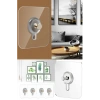 20 Adet Kiracılar Için Evde Duvara Iz Bırakmaz Yapışkanlı Gözükmez Çivi Tablo Askı Çerçeve Yapışkan