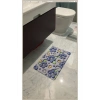 Banyo Paspası, Kauçuk Taban Kaymaz Zemin Matı Duş Halısı, Otel/mutfak Dikdörtgen 3D  60X40 CM