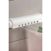 4 İpli Pratik Çamaşır Kurutma Askılığı Portatif Çamaşır İpi 4 İpli