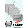 5 Adet Tel Bulaşık Bezi Çizmez Bulaşık Teli Çelik Bez 20x20 Çift Katmanlı Temizlik Bezi