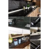 Siyah Yapışkanlı Mermer Görünümlü Masa Tezgah Dolap Mutfak Banyo 5 Metre X 60 Cm Folyo Kağıt Şık