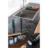 Siyah Yapışkanlı Mermer Görünümlü Masa Tezgah Dolap Mutfak Banyo 5 Metre X 60 Cm Folyo Kağıt Şık