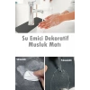 Musluk Lavabo Kenarı Mat Su Kaydırmaz Su Geçirmez Mutfak Banyo Evye Su Emici Ped Su Tutucu Su Emici