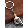 Turbo Motor Anahtarlık Araç Aksesuarı 3D Metal Anahtarlık