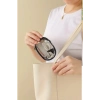 Mini Kulaklık, Şarj Cihazı Taşıma, Emzik Saklama Taşıma Çantası. Mini Bozuk Para Cüzdanı Siyah
