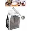 Mandallı Kahve Ölçü Kaşığı Silver Çok Fonksiyonlu Paslanmaz Çelik Kaşık