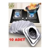 10 ADET Kare Ocak Üstü Yağ Koruyucu Alüminyum Levha 23*23 cm